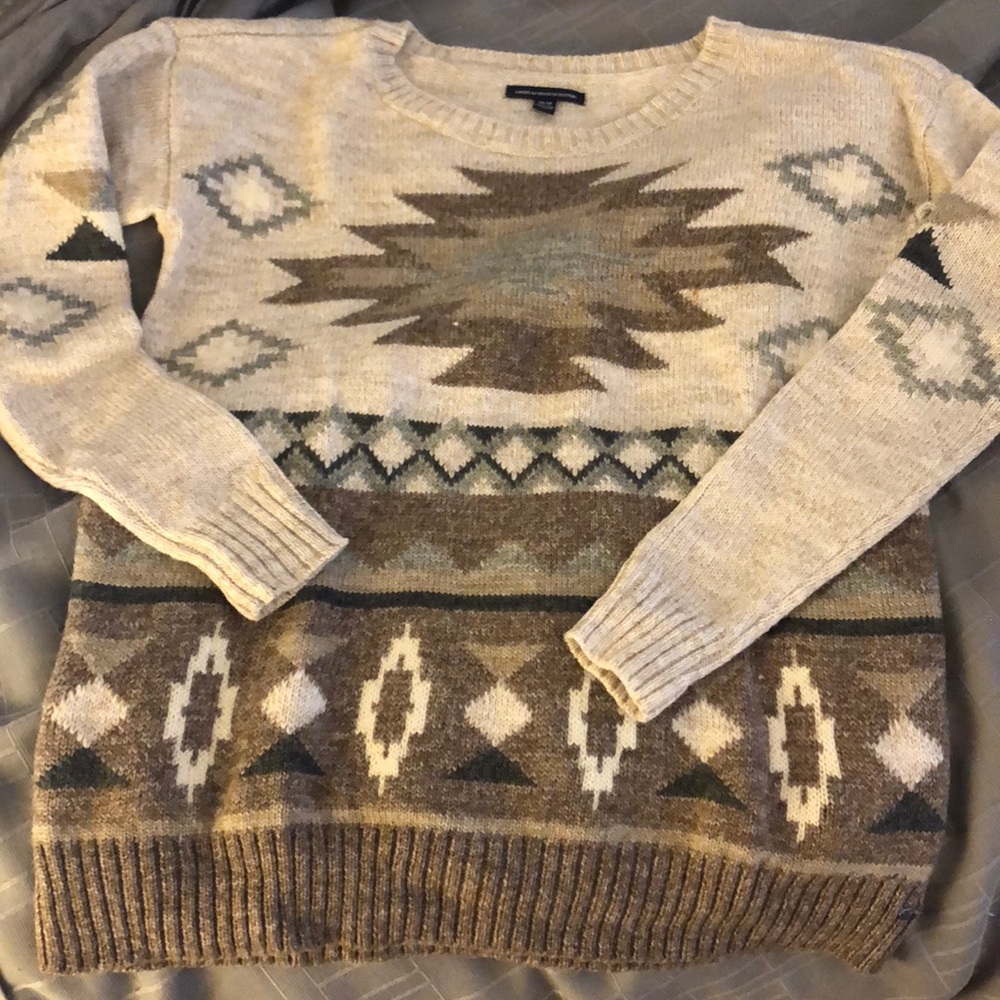 Aztec style sweater